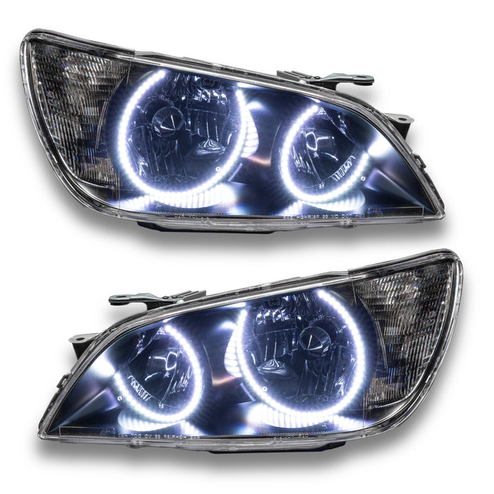 ORACLE Lighting 2001-2005 Lexus IS300 Pre-Assembled Halo Headlights-HID-Black Housing