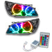 2001-2005 Lexus IS300 Pre-Assembled Halo Headlights-HID-Black Housing with Simple Controller.