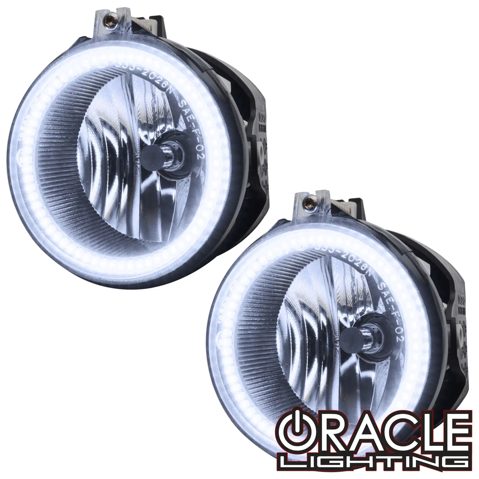 ORACLE Lighting 2011-2014 Dodge Challenger Pre-Assembled Halo Fog Lights - SMD / White