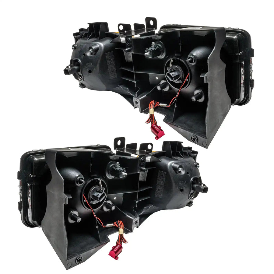 Rear view of 2006-2010 Hummer H3 Pre-Assembled Headlights