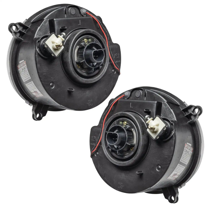 Rear view of 2005-2007 Jeep Liberty Pre-Assembled Halo Headlights