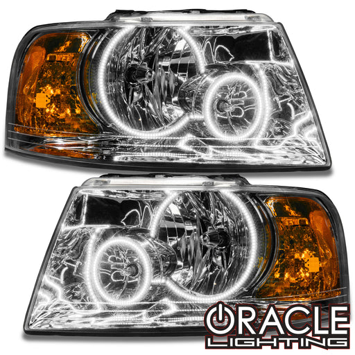 2003-2006 Ford Expedition Pre-Assembled Headlights - Chrome