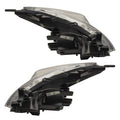 Side view of 2010-2012 Nissan Altima Coupe Pre-Assembled Halo Headlights