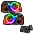 2001-2004 Nissan Frontier Pre-Assembled Halo Headlights with 2.0 Controller.