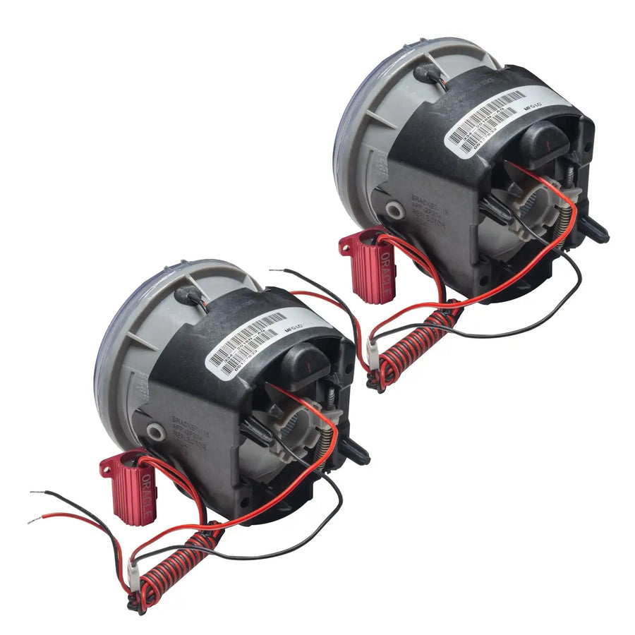 Rear view of 2011-2013 Dodge Durango Pre-Assembled Halo Fog Lights