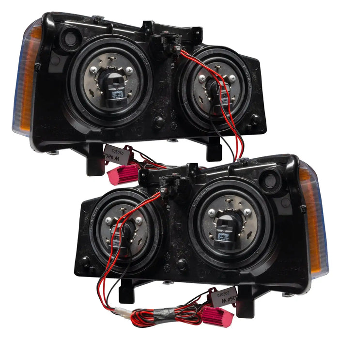 Rear view of 2003-2006 Chevrolet Silverado 1500/2500/3500 Pre-Assembled Headlights