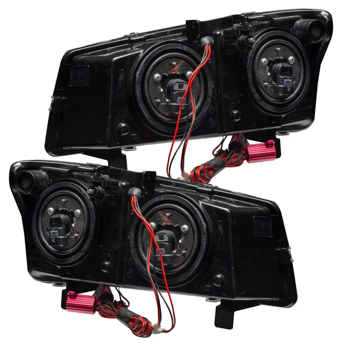 Rear view of 2003-2006 Chevrolet Silverado 1500/2500/3500 Pre-Assembled Headlights