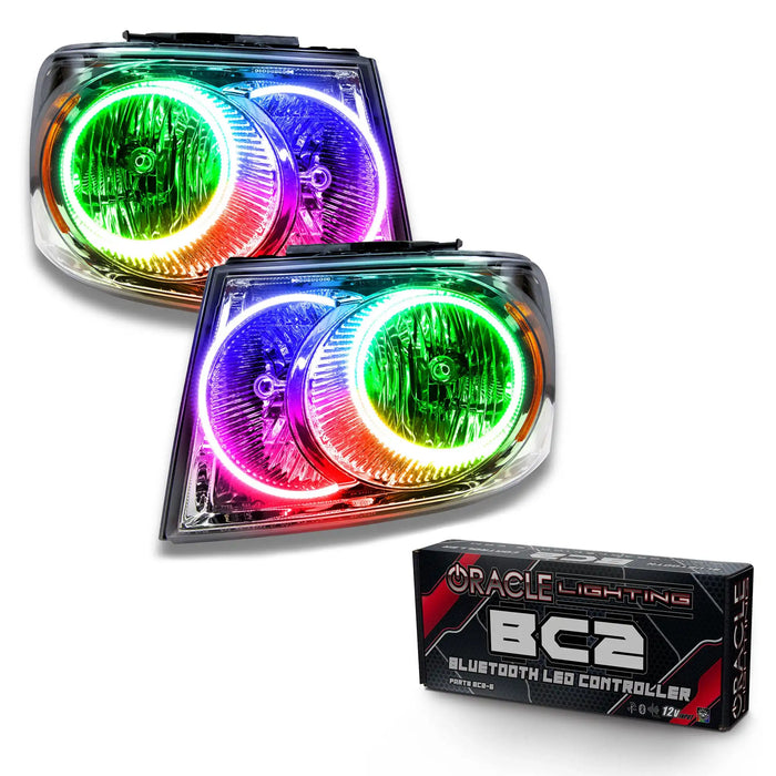 ORACLE Lighting 2007-2009 Dodge Durango Pre-Assembled Halo Headlights - Chrome Housing
