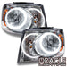 2007-2009 Dodge Durango Pre-Assembled Halo Headlights - Chrome Housing