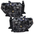 Rear view of toyota pre-assembled headlights