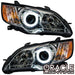 2008-2009 Subaru Legacy Pre-Assembled Headlights - Chrome