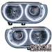 2008-2014 Dodge Challenger Pre-Assembled Halo Headlights - Non HID - Chrome