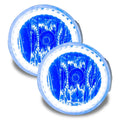 Ford Explorer Sport Trac fog lights with blue halo rings.