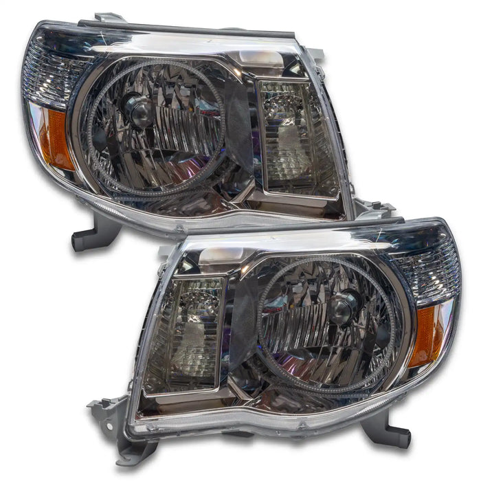LED DRL Tube Halo Projector Headlights W/o Bulbs Fit For Toyota Tacoma 2005 2011 Bumper Headlamps - Foto 9
