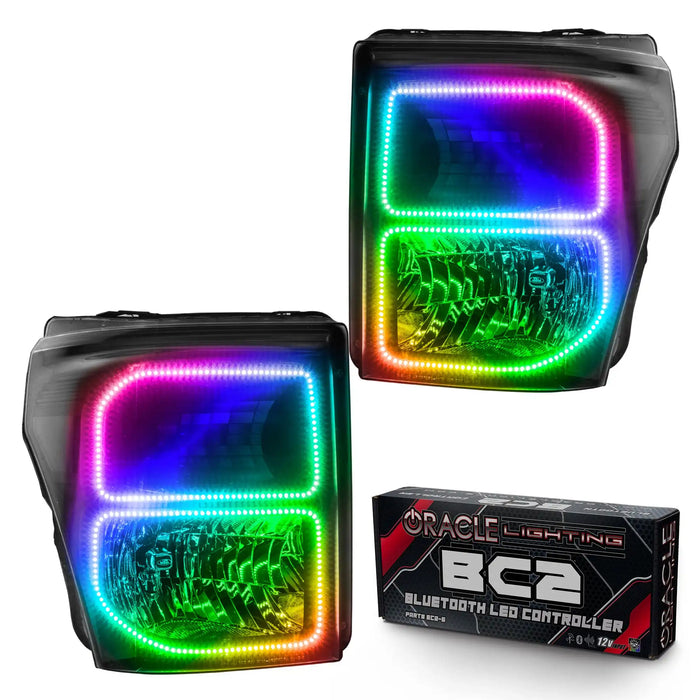 ORACLE Lighting 2011-2016 Ford F-250/F-350 Super Duty Pre-Assembled Headlights - Black