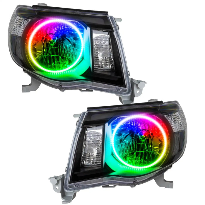 Fit For 2005-2011 Toyota Tacoma Clear Lens Black Dual LED Projector Headlights E - Foto 9