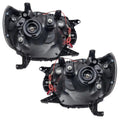 Rear view of 2012-2015 Toyota Tacoma Pre-Assembled Halo Headlights - Chrome