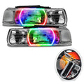 2000-2006 Chevy Tahoe Pre-Assembled Headlights with RF Controller.
