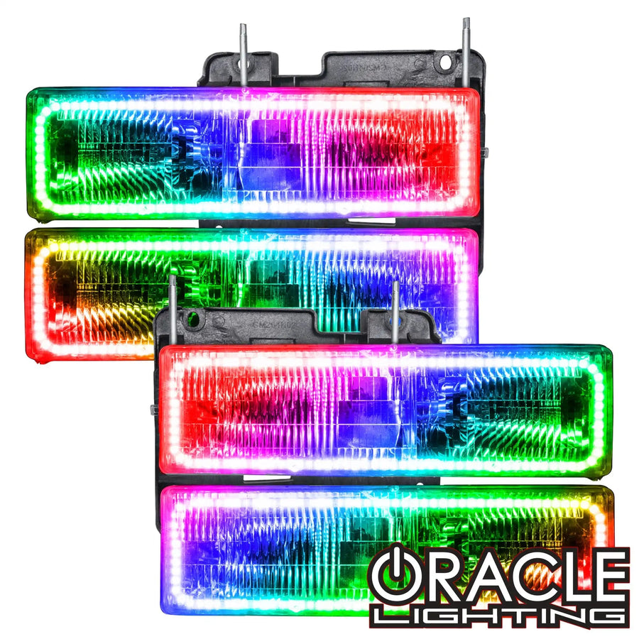1995-2000 Chevrolet Tahoe Pre-Assembled Halo Headlights