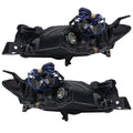 Rear view of 2004-2009 Mazda 3 Pre-Assembled Halo Headlights