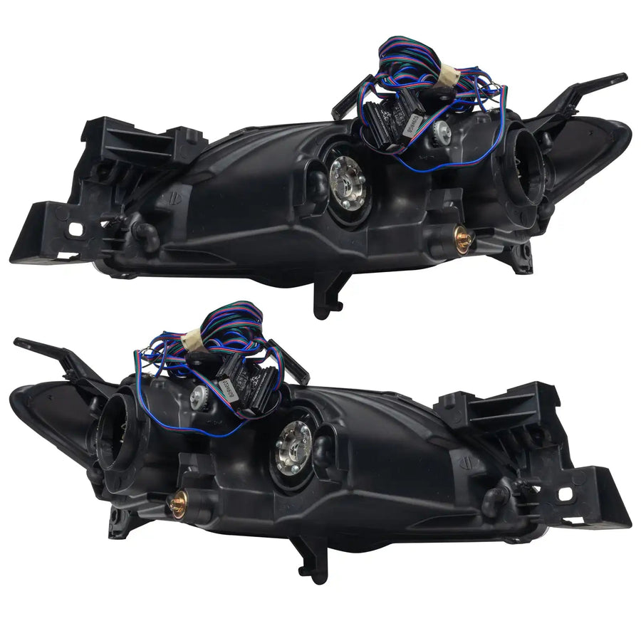 Rear view of 2004-2009 Mazda 3 Pre-Assembled Halo Headlights