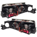 Rear view of 1991-1996 Chevrolet Caprice Pre-Assembled Halo Headlights