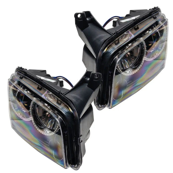 Oracle Lighting 2008-2010 Dodge Charger Pre-Assembled Halo Headlights - HID - SMD / White Oracle Lighting 2008-2010 Dodge Charger Pre-Assembled Halo Headlights - HID - SMD / White