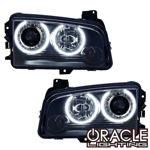 2008-2010 Dodge Charger Pre-Assembled Halo Headlights - HID