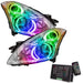 2010-2012 Nissan Altima Sedan Pre-Assembled LED Halo Headlights with 2.0 Controller.