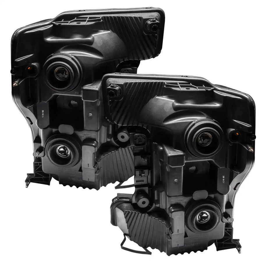 2017-2019 Ford SuperDuty F250/F350 Pre-Assembled Headlights - Dynamic ColorSHIFT - Black Edition | ORACLE Outlet | GRADE A