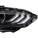 Right half of Ford Mustang "Black Series" LED Headlight