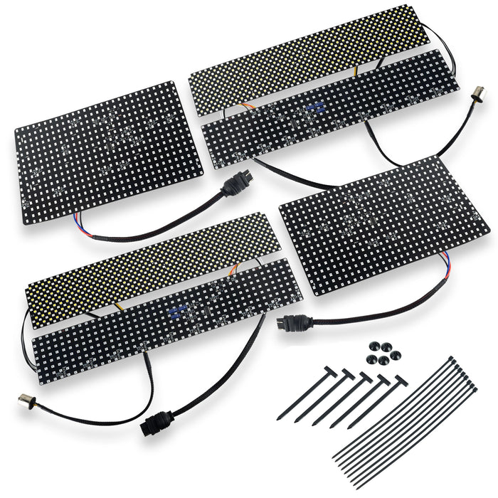 1987-1993 Ford Mustang LX Sequential LED Tail Light Conversion Kit - Plug & Play