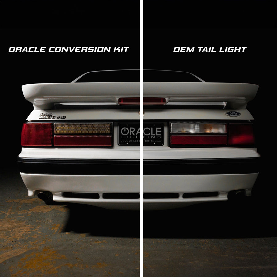 1987-1993 Ford Mustang LX Sequential LED Tail Light Conversion Kit - Plug & Play