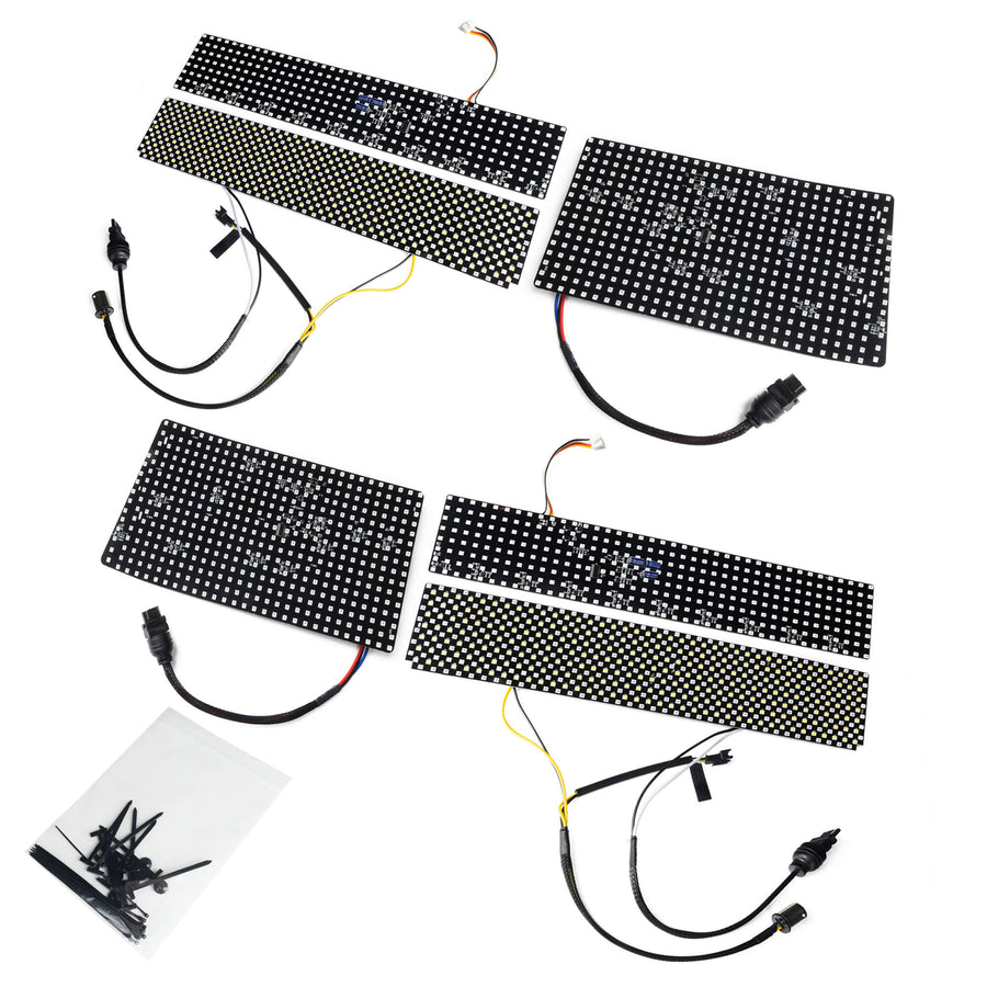 ORACLE Lighting RETRO LED 1987-1993 Ford Mustang GT "Cheesegrater" Sequential Tail Light Conversion Kit - Plug & Play