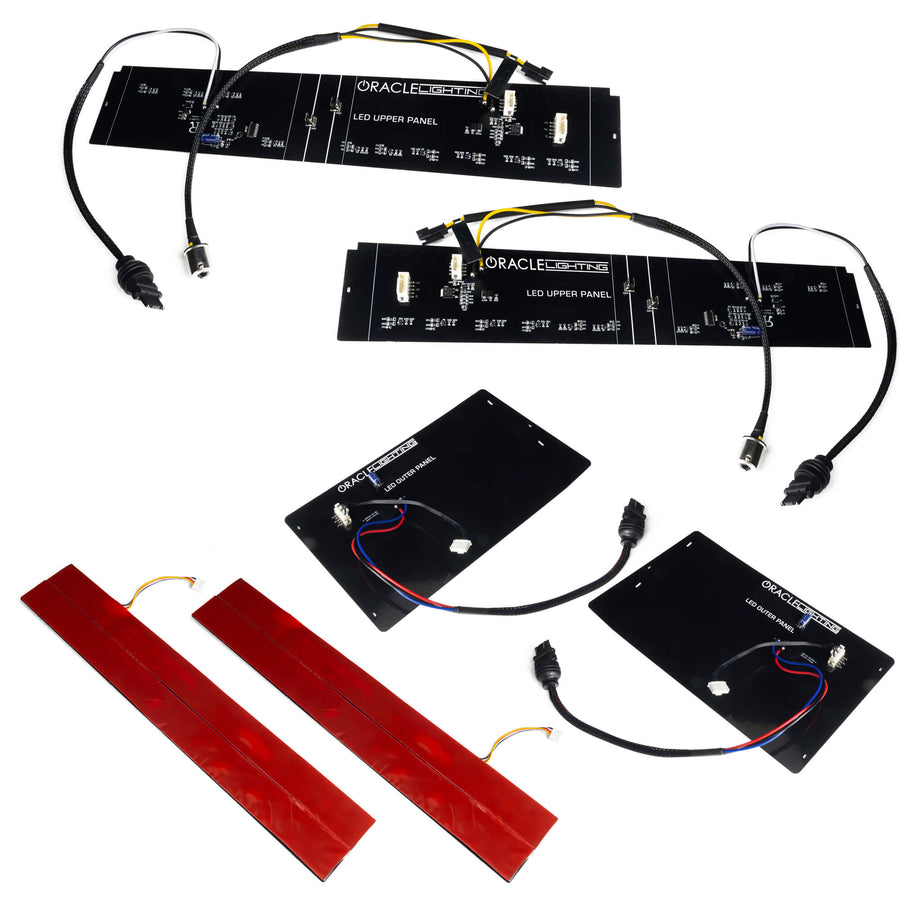 ORACLE Lighting RETRO LED 1987-1993 Ford Mustang GT "Cheesegrater" Sequential Tail Light Conversion Kit - Plug & Play