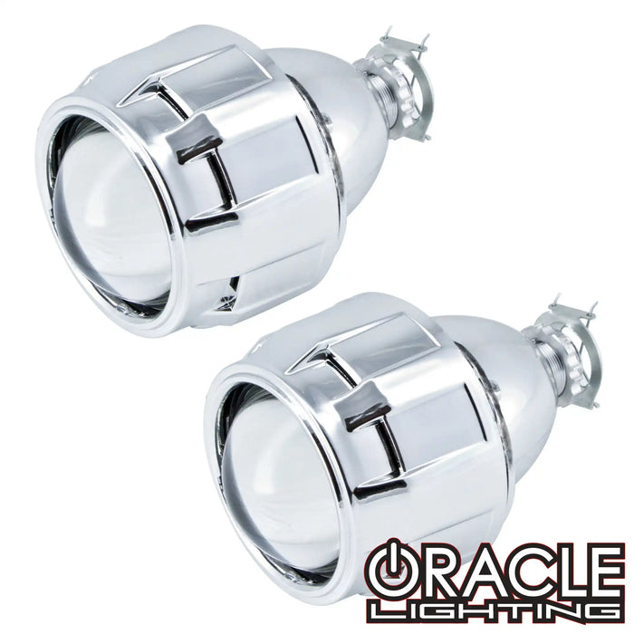 2.5" Bi-Xenon 70mm H1 6.1 Retrofit Projectors (Pair) w/Bezels
