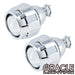 2.5" Bi-Xenon 70mm H1 6.1 Retrofit Projectors (Pair) w/Bezels