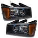 2004-2012 Chevrolet Colorado Pre-Assembled LED Halo Headlights