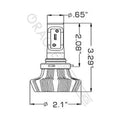 ORACLE Lighting 9005 - 4,000+ Lumen LED Light Bulb Conversion Kit (Fog Light)