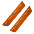 2011-2014 Dodge Charger Concept Sidemarker Rear Set with burnt orange paint and clear lenses.