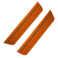 2011-2014 Dodge Charger Concept Sidemarker Rear Set with burnt orange paint and tinted lenses.