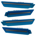 2010-2015 Chevrolet Camaro Concept SMD Sidemarker Set with aqua blue paint and tinted lenses.
