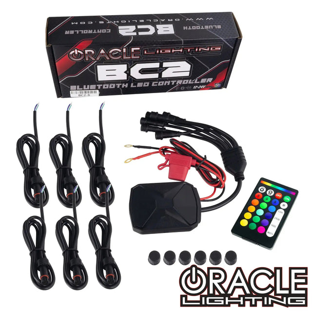 ORACLE BC2 Bluetooth ColorSHIFT RGB LED Controller - 6 Output Wireless App Control