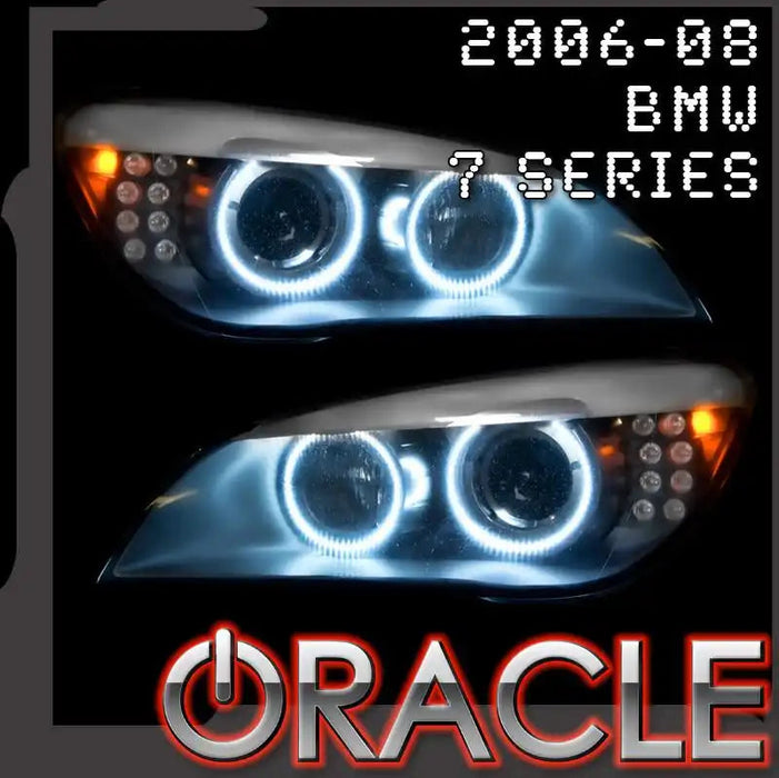 Speed Daddy 3D LED U-Halo Projector Headlights + Tool Set – 04-07 BMW E60 5-Series – Halogen, Black Housing