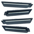 2010-2015 Chevrolet Camaro Concept SMD Sidemarker Set with berlin blue paint and clear lenses.