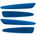 2005-2013 Chevrolet C6 Corvette Concept SMD Sidemarkers with blue stream paint and ghost lenses.
