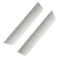 2011-2014 Dodge Charger Concept Sidemarker Rear Set with bright silver metallic paint and clear lenses.