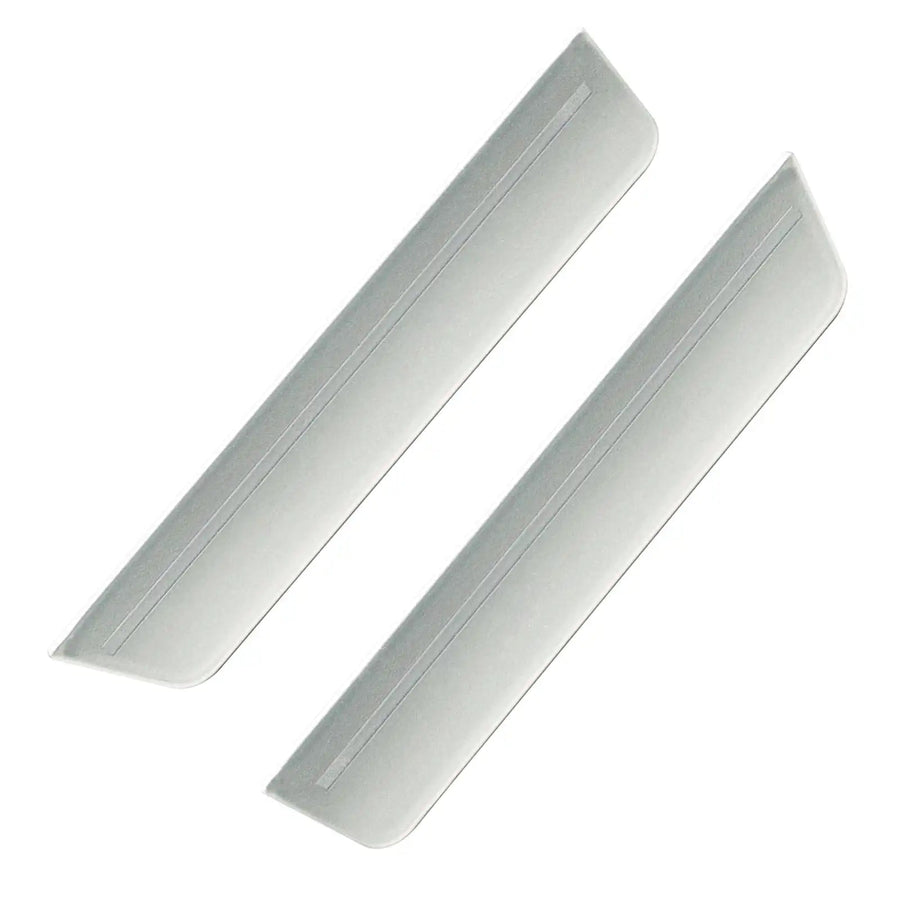 2011-2014 Dodge Charger Concept Sidemarker Rear Set with bright silver metallic paint and ghost lenses.