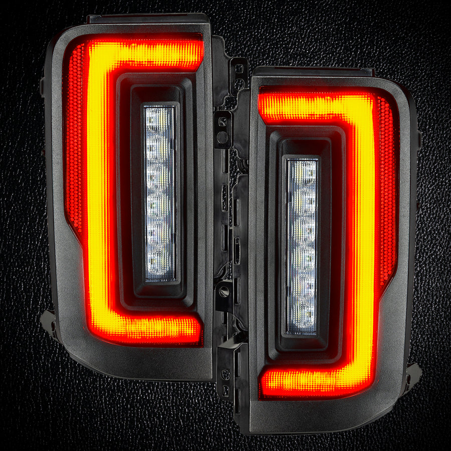 V2 | 2021-2025 Ford Bronco Flush Mount LED Tail Lights - Low Profile | 1,400 Lumens | LED Models