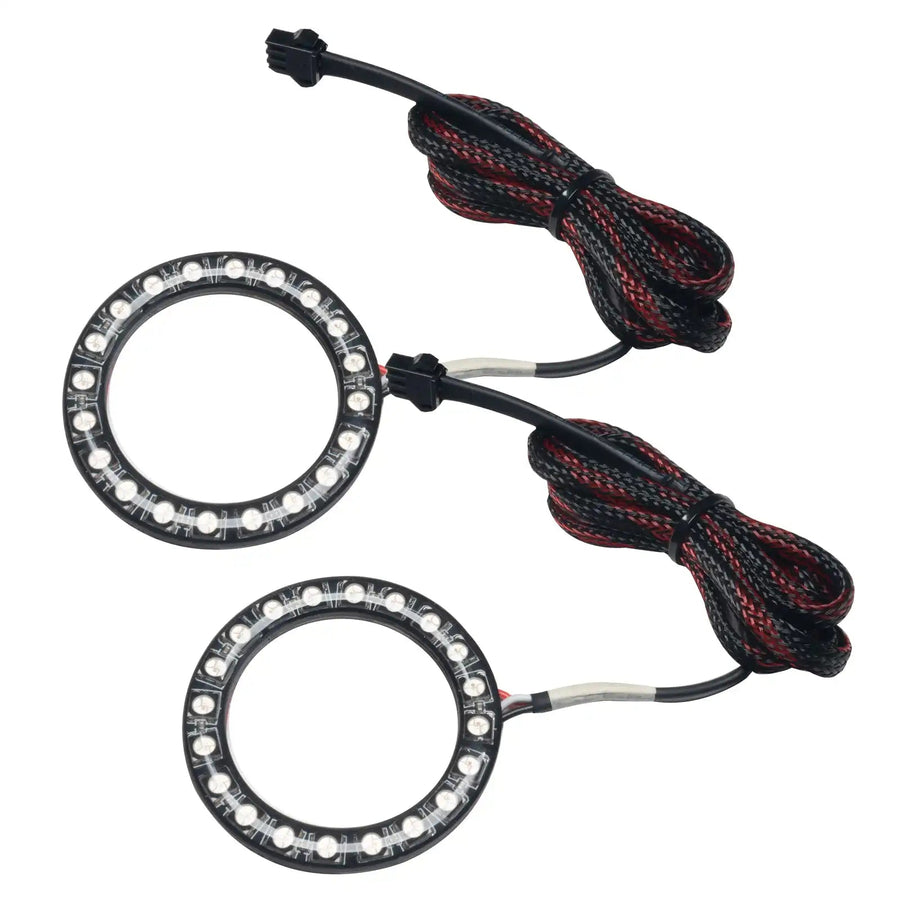 Surface mount fog light halos